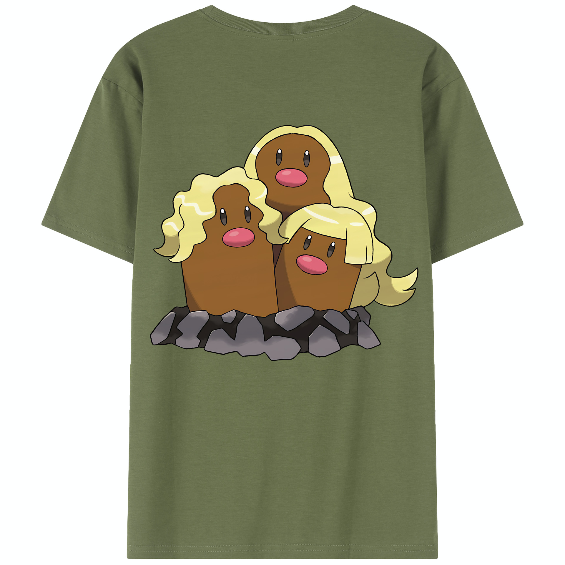 （画像用） ポケットモンスター Pokémon 綿100％半袖Tシャツ（背面プリント）